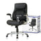 NOUHAUS +POSTURE ERGONOMIC PU LEATHER OFFICE CHAIR - BLACK - Like New