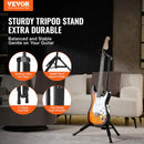 VEVOR TRIPOD GUITAR STAND FLOOR-STANDING FOLDABLE 35.4 IN. TO 47.2 IN. - BLACK - Like New