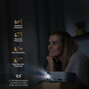 Kodak FLIK X7 Home Projector 720p Portable Small Home Theater System w/1080p - Like New