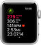APPLE WATCH SERIES 3 GPS 38mm SILVER ALUMINUM WHITE SPORT BAND MTEY2LL/A - Like New