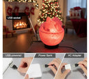 NATUREBOOST HIMALAYAN SALT LAMP, USB POWERED, NIGHT LIGHT LAMP (BOWLNEW) - PINK - Like New