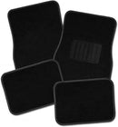 ZONE TECH ALL WEATHER CARPET VEHICLE FLOOR MATS- 4-PIECE BLACK PREMIUM QUALITY - Like New