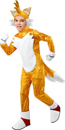 Rubie's Child Sonic Deluxe Tails Costume Youth 7/8 Yellow/White - Like New