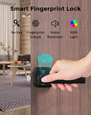 HUGOLOG JU05 SMART LOCK FINGERPRINT READER - BLACK - Like New