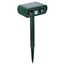GENERIC SOLAR ULTRASONIC ANIMAL REPELLER MOTION SENSOR, IPX4 WATERPROOF - GREEN - Like New