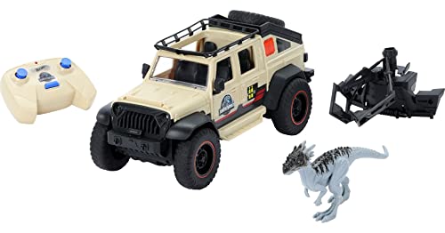 Matchbox RC Jurassic World Dominion Jeep Gladiator, 6-inch Dracorex, Claw - Like New