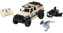 MATCHBOX RC JURASSIC WORLD DOMINION JEEP GLADIATOR, 6" DRACOREX DINOSAUR FIGURE - Brand New