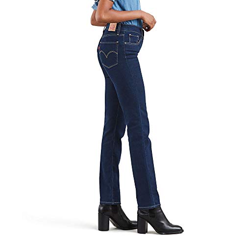 188830011 WOMEN'S LEVI'S STRAIGHT 505 JEANS CAST SHADOWS DARK INDIGO SIZE 26X32 - Brand New