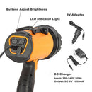 EVERBRITE LED RECHARGEABLE SPOTLIGHT FLASHLIGHT 1000 LUMENS DIMMABLE - ORANGE - Like New