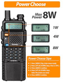 TENWAY UV-5R PRO HAM RADIO 8W DUAL BAND TWO WAY RADIO HANDHELD SPEAKER MIC - Like New