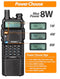 TENWAY UV-5R PRO HAM RADIO 8W DUAL BAND TWO WAY RADIO HANDHELD SPEAKER MIC - Like New