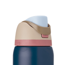 OWALA FREESIP INSULATED STAINLESS STEEL WATER BOTTLE, 32OZ - NAVY - Like New