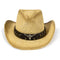 SIMPLICITY NEW WESTERN STYLE CLASSIC COWBOY STRAW HAT - SIZE: ONE SIZE COWBOY - Brand New