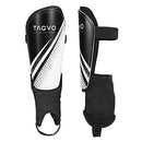 TAGVO SOCCER SHIN GUARDS KIDS YOUTH ADULTS PROTECTIVE SOCCER - SIZE M - E/WHITE - Like New