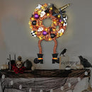 Siawoy Halloween Wreaths for Front Door - 18"x30" Decor B0C77SJDHN - Like New