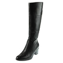 B00RBU9FYO Naturalizer Women's Harbor Wide Calf Riding Boot, Black, Size 7 - Brand New