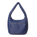 AMAZON ESSENTIALS X SOFIA GRAINGE QUILTED PUFFER TOTE BAG ZIP - SIZE: M, NAVY - Brand New