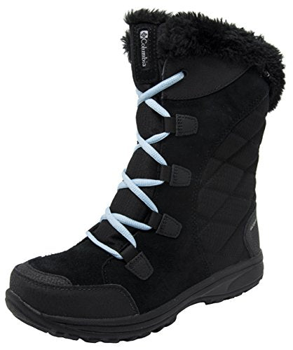 1554172015 Columbia WOMEN ICE MAIDEN II Snow BOOT Black/Oxygen WOMEN 5.5W - Like New