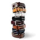 CARLO FELLINI DRESS BELT - HAND MADE 100% COW LEATHER - SIZE: MEN 42/46 WAIST - Like New
