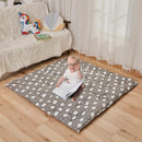 NAPCURE BABY PLAY MAT PLAYING NON-SLIP MAT CLOUD5050 - GRAY - Brand New