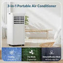 COWSAR 10,000 BTU (6,000 BTU DOE) 115-VOLT PORTABLE AIR CONDITIONER - WHITE - Like New