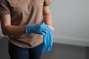 OSTC Lydus 4 Mil Latex Free Nitrile Textured Finger Exam Gloves - Medium - Brand New