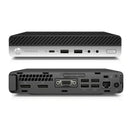 HP PRODESK 600 G3 MINI I7-6700T 32GB 1TB SSD INTEGRATED, W10P - 4DS98UC - Black Like New