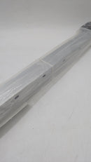 Myard Square Pre-Drilled Intermediate Picket Post with Connectors - Silver - Brand New