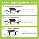 DAMINY Solar Security Light with Motion Sensor,Super Bright LED - Like New