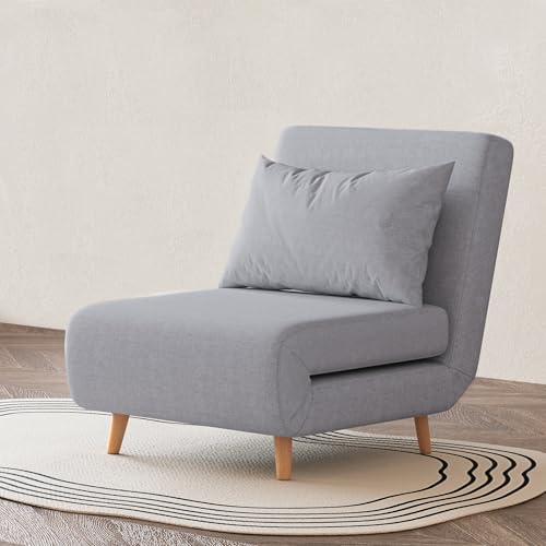 Artdeco Home Tustin Convertible Sleeper Chair 3 in 1 Chair Bed - Moon Light - Like New