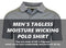 LEICESTER Men's Tagless Moisture Wicking Polo Shirt MPK-610GY-GRAY 3XL Gray Like New