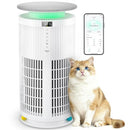 YABER PETS HEPA AIR PURIFIER FOR LARGE HOME PETS AUTO MODE - WHITE - Like New
