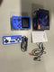 GAMEBOX GAME BOX PLUS- HAND HELD GAME SYSTEM RECHARGEABLE MULTIPLE GAMES - BLUE - Like New