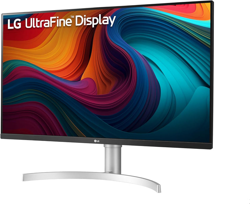 LG 32UN550-W Monitor 32" Ultrafine (3840 x 2160) Display, AMD FreeSync - Silver Like New