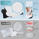 DONAMA CERVICAL PILLOW FOR NECK AND SHOULDER KING SIZE BLK WHITE - Brand New
