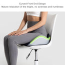 Memory Foam Seat Chair Cushion 17.8 x 14.2 x 5.1" Comfortable Breathable - Navy - Brand New