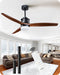 EDISHINE 52" Ceiling Fans with Lights Remote 3 CCT Dimmable - Scratch & Dent