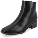 Journee Collection Women's Cappri Square-Toe Booties Black Size 8.5 - Like New
