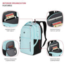 SWISSGEAR VERSA LAPTOP BACKPACK, 18.25"X12.5"X6.25" - CLEAR SKY - Brand New