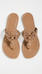 90582 Tory Burch Women's Miller Sandals Almond Flour Tan Size 9 - Scratch & Dent