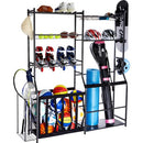 VEVOR DEALS VEVOR GOLF STORAGE GARAGE 2 GOLF BAG STORAGE STAND HOLDER - BLACK - Like New
