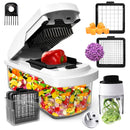 CrazyQueen Vegetable Chopper Multifunctional 2-in-1 Food Choppers Onion Chopper - Like New