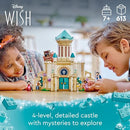 LEGO Disney Wish: King Magnifico’s Castle 43224 Building Toy Set - Like New