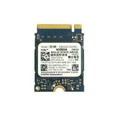 TOSHIBA 256GB PCIE NVME M.2 2230 SSD STATE DRIVE KBG40ZNS256G - BLUE - Like New