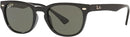 Ray-Ban RB4140 Wayfarer Sunglasses - BLACK/POLARIZED GREEN Like New