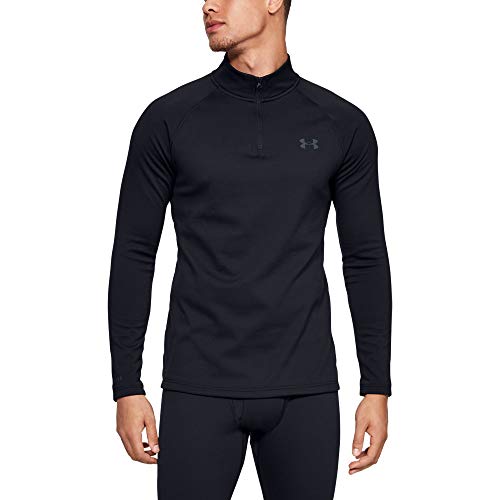 1343242 Under Armour Men's Packaged Base 4.0 1/4 Zip Black XL - Like New