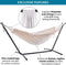 Vivere 9 ft. Cotton Double Hammock with Stand - Natural Like New