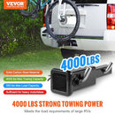 VEVOR 1-1/4" to 2", 6" Extension, 4000 lbs Towing, Black - B0CMD64WH1 - Brand New