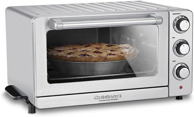 Cuisinart TOB-60N Toaster Oven Broiler with Convection - Stainless Steel SILVER Like New