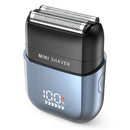 WALUMEN MEN'S FOIL SHAVERS,MINI ELECTRIC FOIL SHAVER FOR MEN,2 PACK - BLUE - Like New